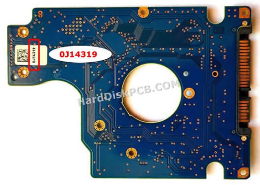 0J14319 日立(HITACHI)製HDDのPCB基板 - 画像 (2)