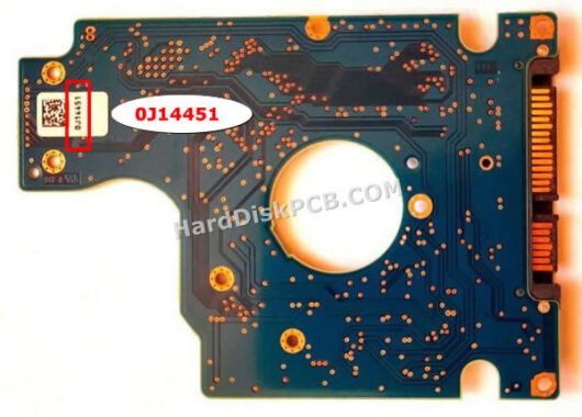 0J14451 日立(HITACHI)製HDDのPCB基板 - 画像 (2)