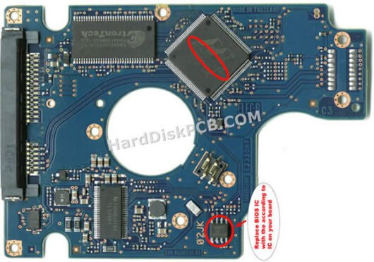 0J14457 日立(HITACHI)製HDDのPCB基板