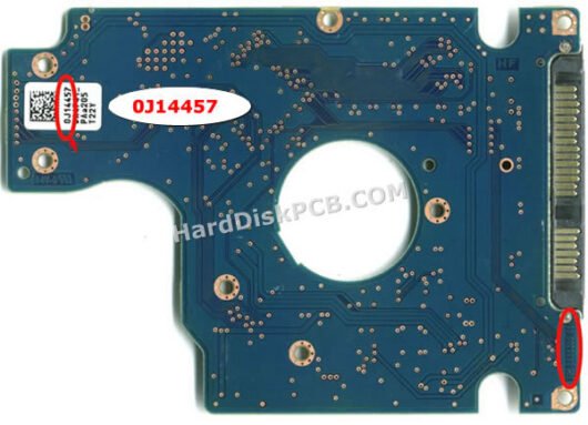0J14457 日立(HITACHI)製HDDのPCB基板 - 画像 (2)