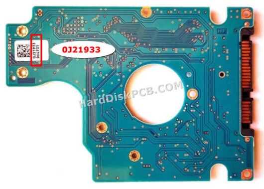 0J21933 日立(HITACHI)製HDDのPCB基板 - 画像 (2)
