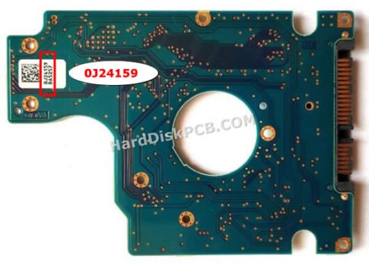 0J24159 日立(HITACHI)製HDDのPCB基板 - 画像 (2)