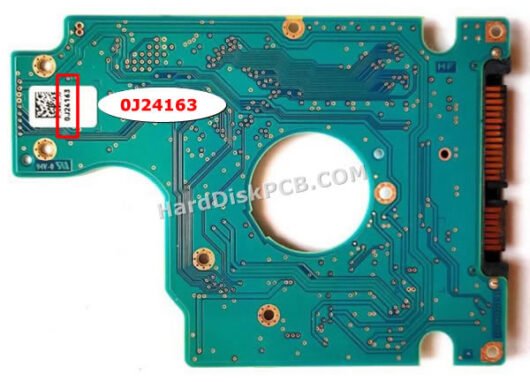 0J24163 日立(HITACHI)製HDDのPCB基板 - 画像 (2)