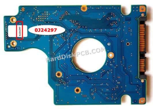 0J24297 日立(HITACHI)製HDDのPCB基板 - 画像 (2)