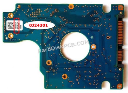 0J24301 日立(HITACHI)製HDDのPCB基板 - 画像 (2)
