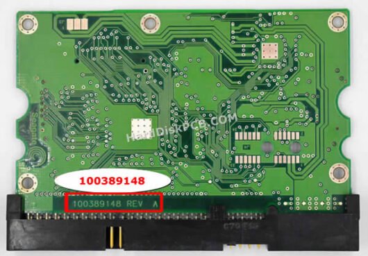 100389148 シーゲイト(SEAGATE)製HDDのPCB基板 - 画像 (2)