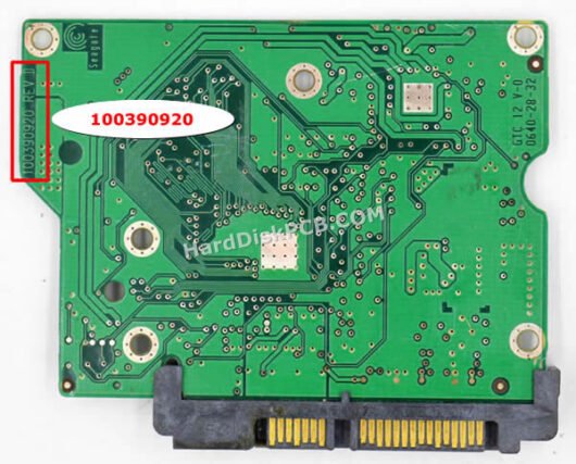 100390920 シーゲイト(SEAGATE)製HDDのPCB基板 - 画像 (2)