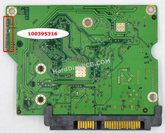 100395316 シーゲイト(SEAGATE)製HDDのPCB基板 - 画像 (2)