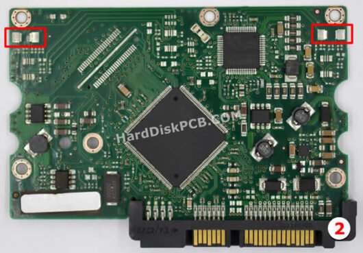 100406533 シーゲイト(SEAGATE)製HDDのPCB基板 - 画像 (2)