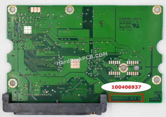 100406937 シーゲイト(SEAGATE)製HDDのPCB基板 - 画像 (2)