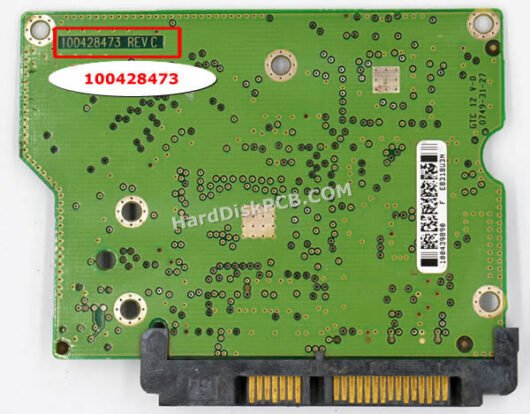 100428473 シーゲイト(SEAGATE)製HDDのPCB基板 - 画像 (2)