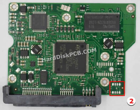 100468303 シーゲイト(SEAGATE)製HDDのPCB基板 - 画像 (2)
