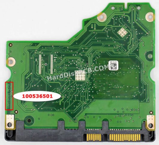 100536501 シーゲイト(SEAGATE)製HDDのPCB基板 - 画像 (2)