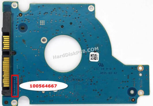 100564667 シーゲイト(SEAGATE)製HDDのPCB基板 - 画像 (2)