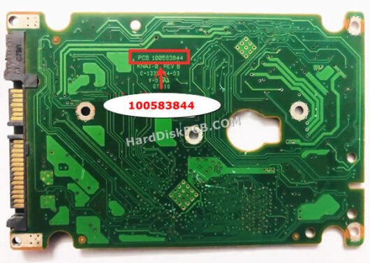 100583844 シーゲイト(SEAGATE)製HDDのPCB基板 - 画像 (2)