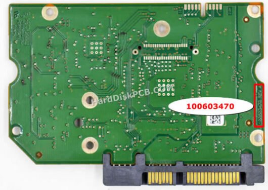 100603470 シーゲイト(SEAGATE)製HDDのPCB基板 - 画像 (2)
