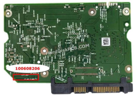 100608206 シーゲイト(SEAGATE)製HDDのPCB基板 - 画像 (2)