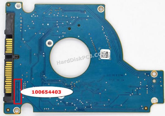 100654403 シーゲイト(SEAGATE)製HDDのPCB基板 - 画像 (2)