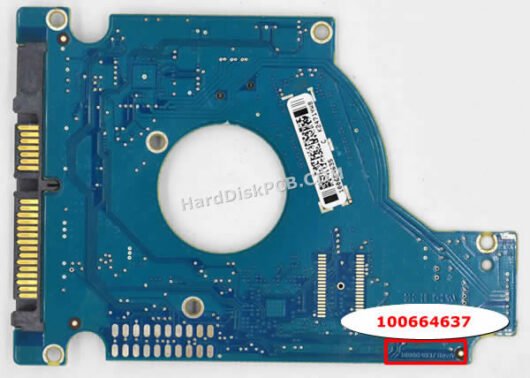 100664637 シーゲイト(SEAGATE)製HDDのPCB基板 - 画像 (2)