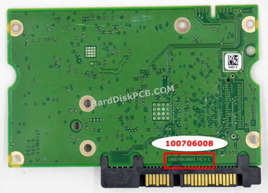 100706008 シーゲイト(SEAGATE)製HDDのPCB基板 - 画像 (2)