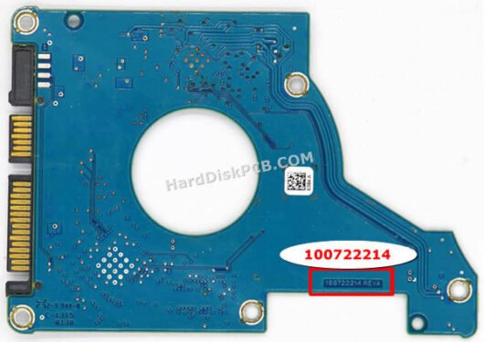 100722214 シーゲイト(SEAGATE)製HDDのPCB基板 - 画像 (2)