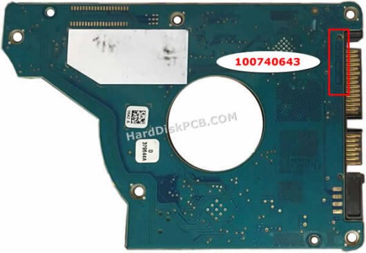 100740643 シーゲイト(SEAGATE)製HDDのPCB基板 - 画像 (2)