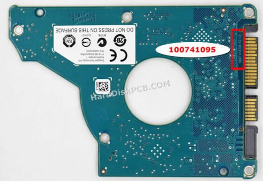 100741095 シーゲイト(SEAGATE)製HDDのPCB基板 - 画像 (2)