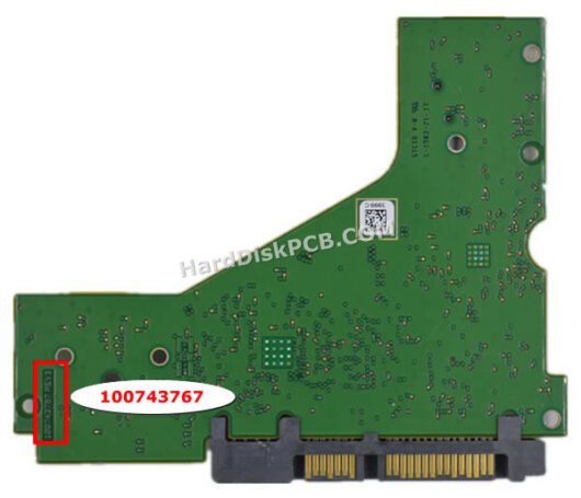 100743767 シーゲイト(SEAGATE)製HDDのPCB基板 - 画像 (2)