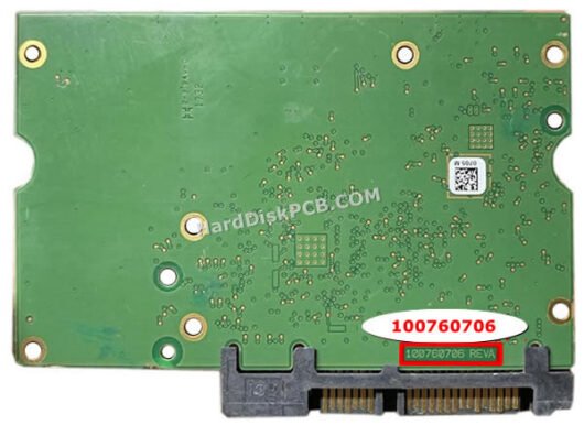 100760706 シーゲイト(SEAGATE)製HDDのPCB基板 - 画像 (2)
