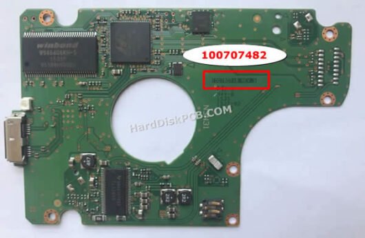 100760718 シーゲイト(SEAGATE)製HDDのPCB基板 - 画像 (2)