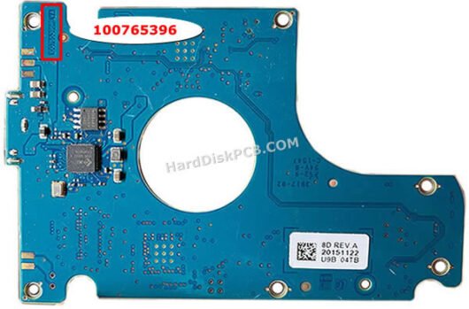 100765396 シーゲイト(SEAGATE)製HDDのPCB基板 - 画像 (2)