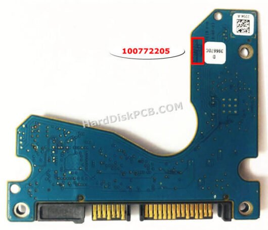100772205 シーゲイト(SEAGATE)製HDDのPCB基板 - 画像 (2)