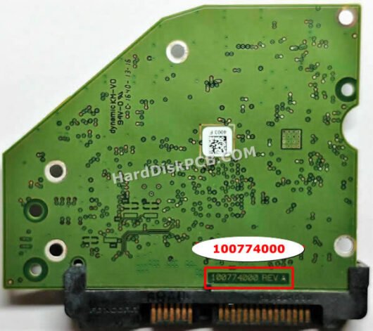 100774000 シーゲイト(SEAGATE)製HDDのPCB基板 - 画像 (2)