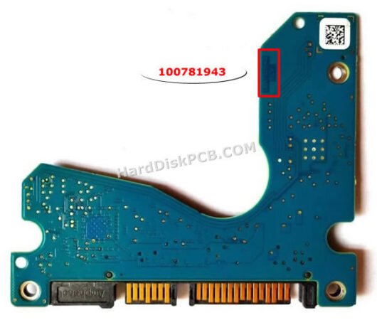100781943 シーゲイト(SEAGATE)製HDDのPCB基板 - 画像 (2)