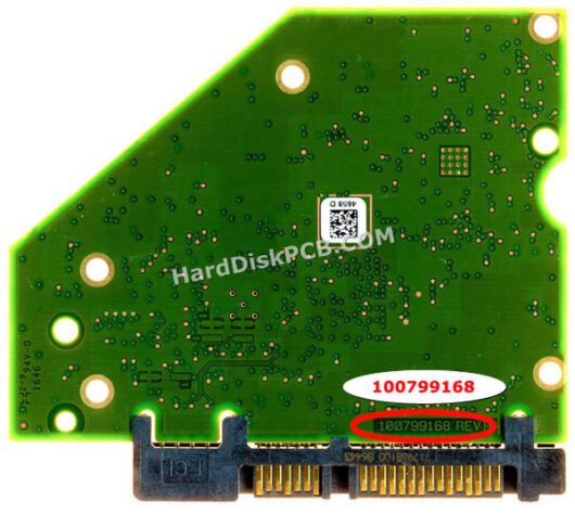 100799168 シーゲイト(SEAGATE)製HDDのPCB基板 - 画像 (2)