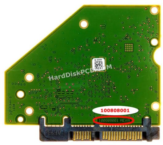 100808001 シーゲイト(SEAGATE)製HDDのPCB基板 - 画像 (2)
