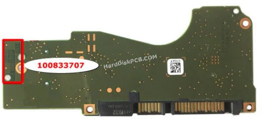 100833707 シーゲイト(SEAGATE)製HDDのPCB基板 - 画像 (2)