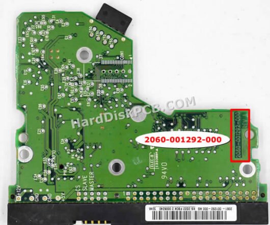2060-001292-000 ウエスタンデジタル(WD)製HDDのPCB基板 - 画像 (2)