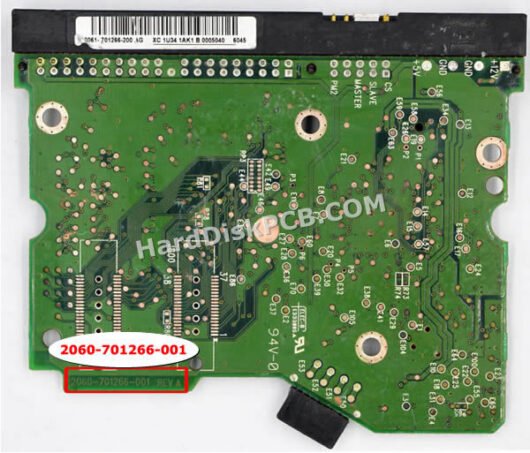 2060-701266-001 ウエスタンデジタル(WD)製HDDのPCB基板 - 画像 (2)