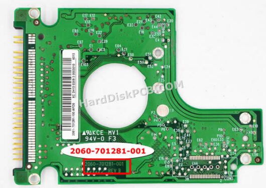 2060-701281-001 ウエスタンデジタル(WD)製HDDのPCB基板 - 画像 (2)