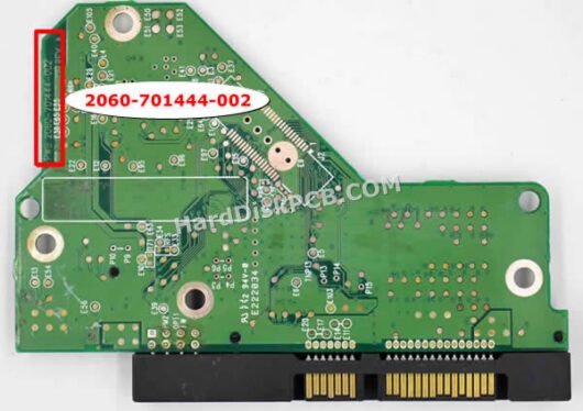 2060-701444-002 ウエスタンデジタル(WD)製HDDのPCB基板 - 画像 (2)