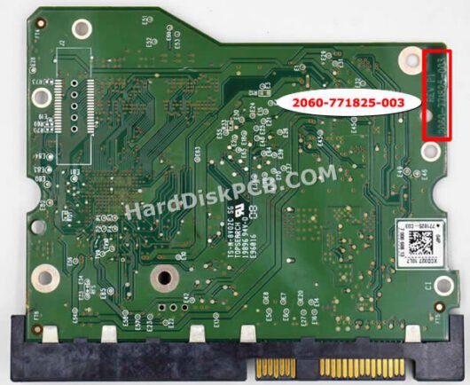 2060-771825-003 ウエスタンデジタル(WD)製HDDのPCB基板 - 画像 (2)