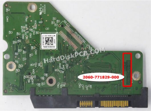 2060-771829-000 ウエスタンデジタル(WD)製HDDのPCB基板 - 画像 (2)