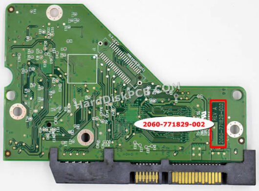 2060-771829-002 ウエスタンデジタル(WD)製HDDのPCB基板 - 画像 (2)