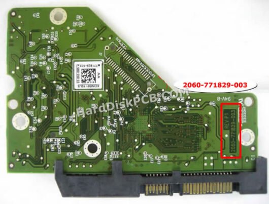 2060-771829-003 ウエスタンデジタル(WD)製HDDのPCB基板 - 画像 (2)
