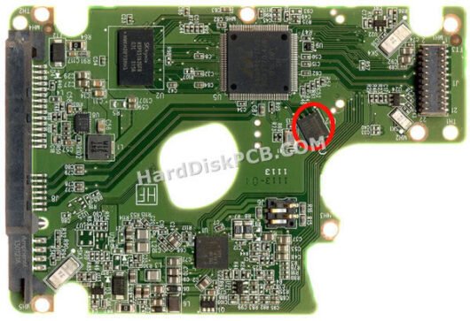 2060-771831-001 ウエスタンデジタル(WD)製HDDのPCB基板