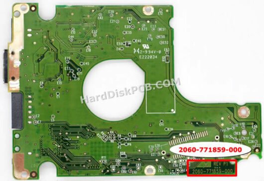 2060-771859-000 ウエスタンデジタル(WD)製HDDのPCB基板 - 画像 (2)