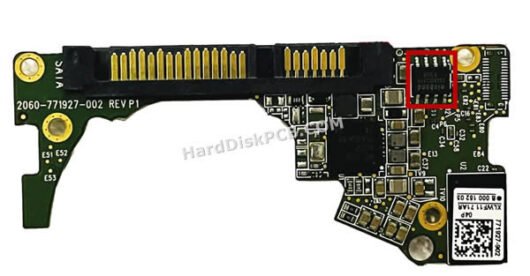 2060-771927-002 ウエスタンデジタル(WD)製HDDのPCB基板