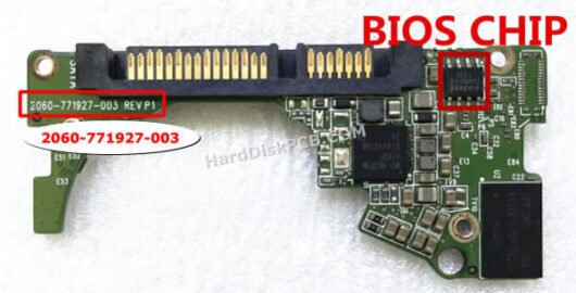 2060-771927-003 ウエスタンデジタル(WD)製HDDのPCB基板 - 画像 (2)