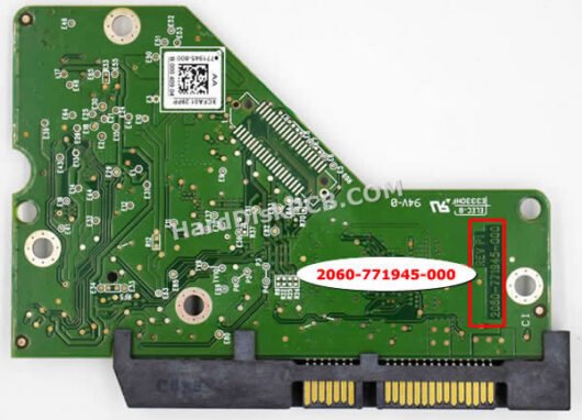 2060-771945-000 ウエスタンデジタル(WD)製HDDのPCB基板 - 画像 (2)